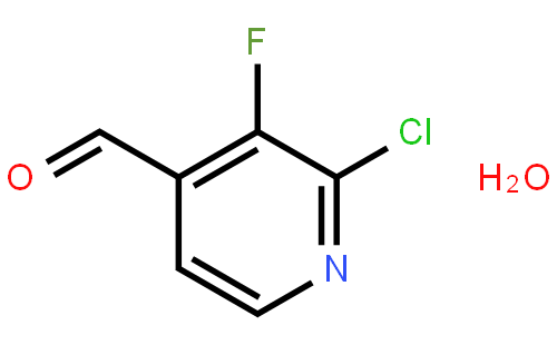 2-氯-3-氟吡啶-4-甲醛水合物