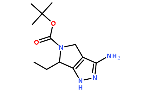 tert-butyl 3-amino-6-ethyl-4,6-dihydropyrrolo[3,4-c]pyrazole-5(1H)-carboxylate
