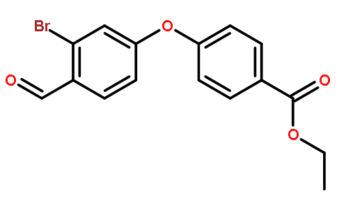 Ethyl 4-(3-bromo-4-formylphenoxy)benzoate