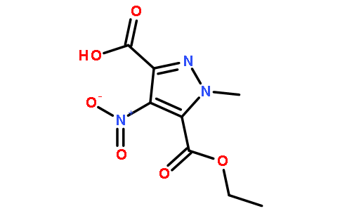1-METHYL-4-NITRO-1H-PYRAZOLE-3,5-DICARBOXYLIC ACID 5-ETHYL ESTER