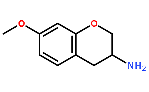 2H-1-BENZOPYRAN-3-AMINE,3,4-DIHYDRO-7-METHOXY