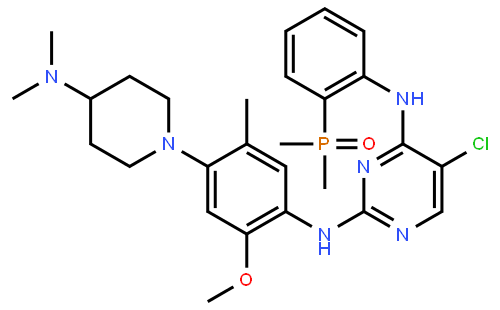 5-氯-N2-[4-[4-(二甲基氨基)-1-哌啶基]-2-甲氧基苯基]-N4-[2-(二甲基亚膦酰)苯基]-2,4-嘧啶二胺