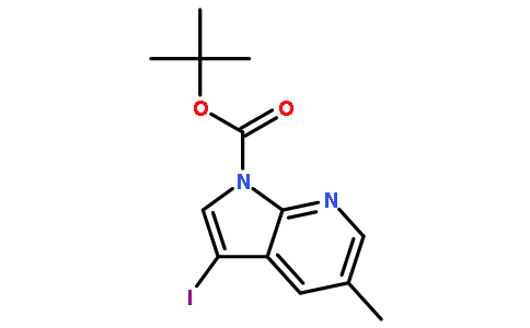 tert-Butyl 3-iodo-5-methyl-1h-pyrrolo-[2,3-b]pyridine-1-carboxylate