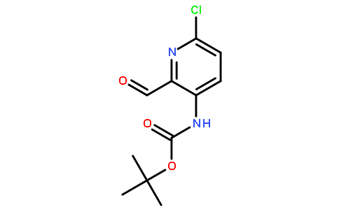 tert-Butyl (6-chloro-2-formylpyridin-3-yl)carbamate
