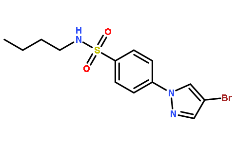 4-(4-Bromo-1H-pyrazol-1-yl)-N-butylbenzenesulfonamide
