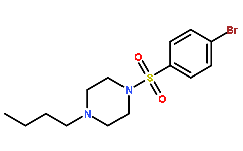 1-((4-Bromophenyl)sulfonyl)-4-butylpiperazine