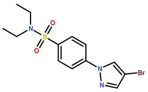 4-(4-Bromo-1H-pyrazol-1-yl)-N,N-diethylbenzenesulfonamide