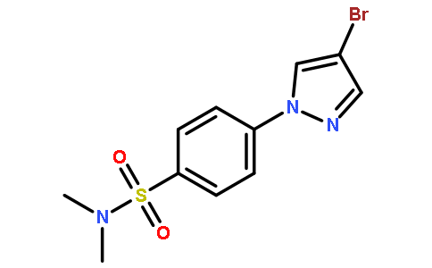 4-(4-Bromo-1H-pyrazol-1-yl)-N,N-dimethylbenzenesulfonamide