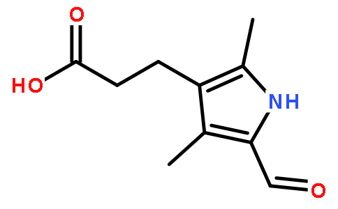 3-(5-Formyl-2,4-dimethyl-1H-pyrrol-3-yl)propanoic acid