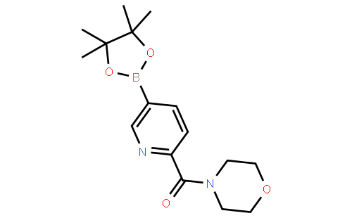 Morpholino(5-(4,4,5,5-tetramethyl-1,3,2-dioxaborolan-2-yl)pyridin-2-yl)methanone