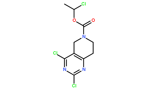 1-Chloroethyl 2,4-dichloro-7,8-dihydropyrido[4,3-d]pyrimidine-6(5H)-carboxylate