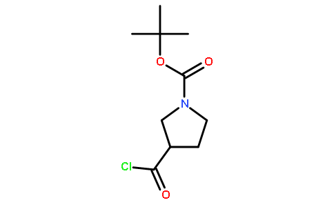 1-Pyrrolidinecarboxylicacid,3-(chlorocarbonyl)-,1,1-dimethylethylester