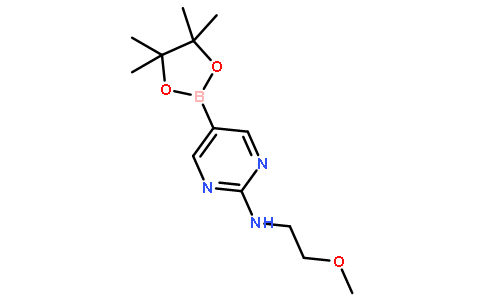 2-(2-METHOXYETHYLAMINO)PYRIMIDINE-5-BORONIC ACID, PINACOL ESTER
