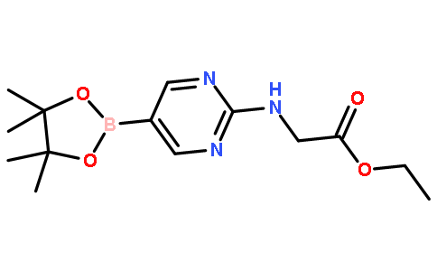 Ethyl 2-((5-(4,4,5,5-tetramethyl-1,3,2-dioxaborolan-2-yl)pyrimidin-2-yl)amino)acetate
