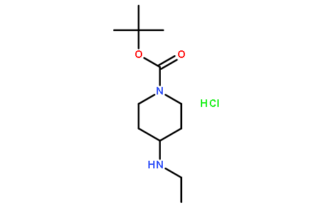 tert-Butyl 4-(ethylamino)piperidine-1-carboxylate hydrochloride