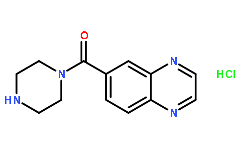 (Piperazin-1-yl)(quinoxalin-6-yl)methanone hydrochloride