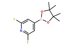 2,6-二氟-4-(4,4,5,5-四甲基-1,3,2-二氧硼杂环戊烷-2-基)吡啶