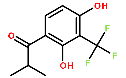 1-(2,4-Dihydroxy-3-(trifluoromethyl)phenyl)-2-methylpropan-1-one