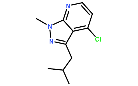 4-chloro-3-isobutyl-1-methyl-1H-pyrazolo[3,4-b]pyridine
