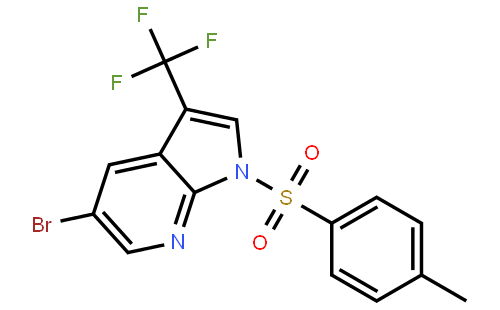 5-Bromo-1-tosyl-3-(trifluoromethyl)-1H-pyrrolo[2,3-b]pyridine