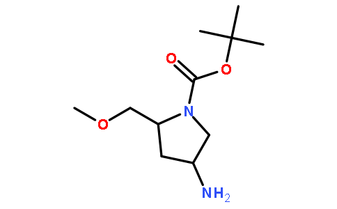 TERT-BUTYL (2S,4R)-4-AMINO-2-(METHOXYMETHYL)PYRROLIDINE-1-CARBOXYLATE