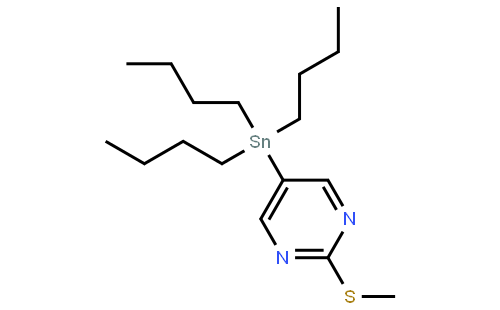 2-(Methylthio)-5-(tributylstannyl)pyrimidine