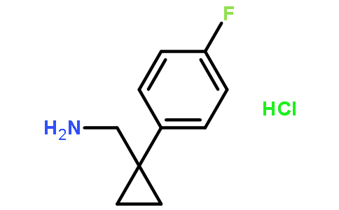 [1-(4-fluorophenyl)cyclopropyl]methanamine;hydrochloride