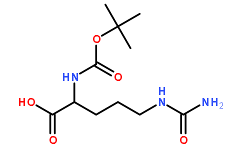 (R)-2-((tert-Butoxycarbonyl)amino)-5-ureidopentanoic acid