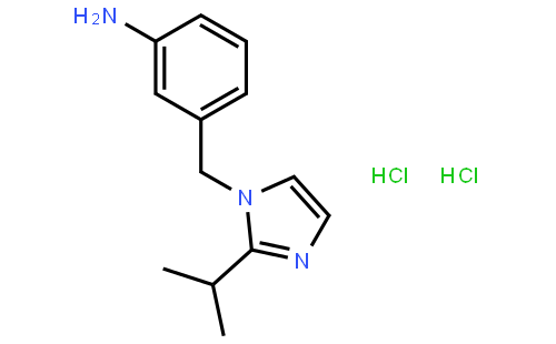 (3-((2-Isopropyl-1H-imidazol-1-yl)methyl)phenyl)amine dihydrochloride