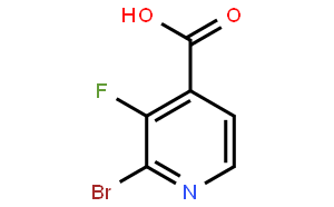 2-溴-3-氟异烟酸
