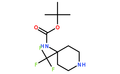 (4-Trifluoromethyl-piperidin-4-yl)-carbamic acid tert-butyl ester