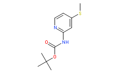 tert-butyl 4-(methylthio)pyridin-2- ylcarbamate