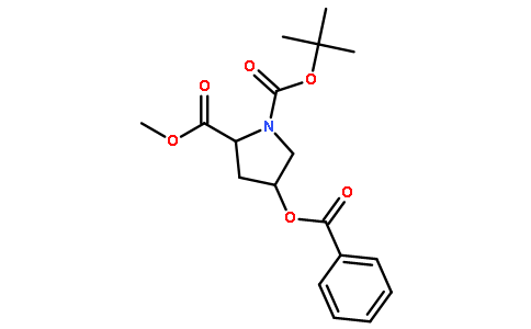 (2S,4S)-1-tert-Butyl 2-methyl 4-(benzoyloxy)pyrrolidine-1,2-dicarboxylate