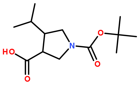 Boc-(+/-)-trans-4-isopropyl-pyrrolidine-3-carboxylic acid