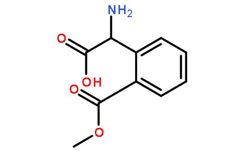 Benzeneacetic acid, a-amino-2-(methoxycarbonyl)