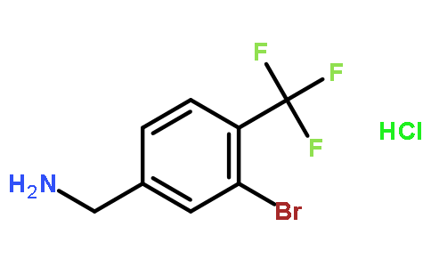 (3-Bromo-4-(trifluoromethyl)phenyl)methanamine hydrochloride