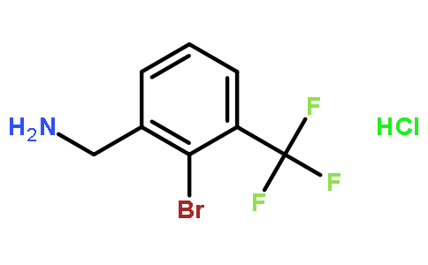 (2-Bromo-3-(trifluoromethyl)phenyl)methanamine hydrochloride