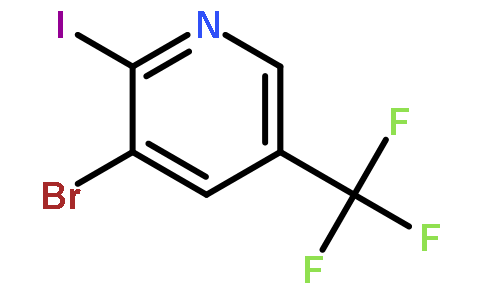 3-Bromo-2-iodo-5-(trifluoromethyl)pyridine