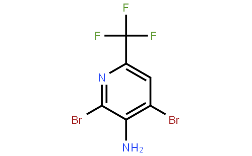 2,4-Dibromo-6-(trifluoromethyl)pyridin-3-amine