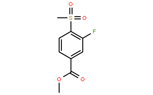 Methyl 3-Fluoro-4-(methylsulfonyl)benzoate