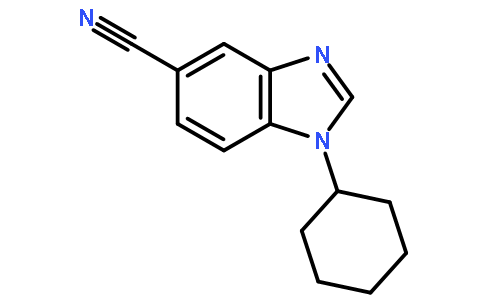 1-Cyclohexyl-1H-benzo[d]imidazole-5-carbonitrile