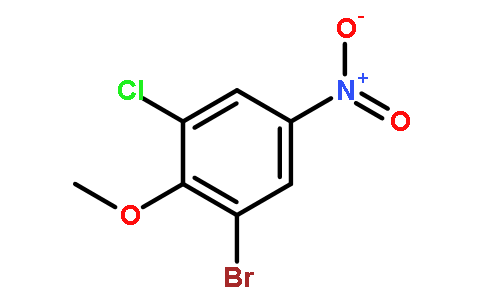 1-Bromo-3-chloro-2-methoxy-5-nitrobenzene
