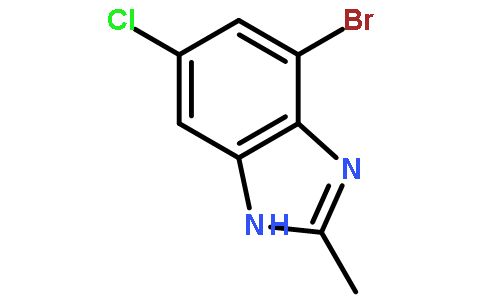4-Bromo-6-chloro-2-methyl-1H-benzo[d]imidazole