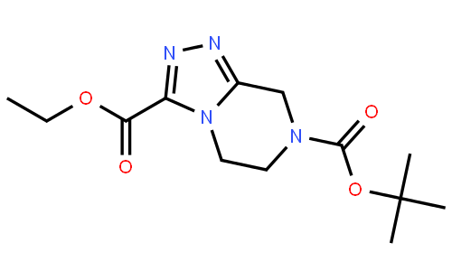 7-tert-Butyl 3-ethyl 5,6-dihydro-[1,2,4]triazolo[4,3-a]pyrazine-3,7(8H)-dicarboxylate