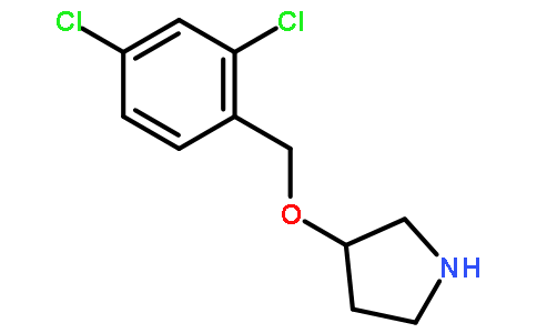 3-((2,4-Dichlorobenzyl)oxy)pyrrolidine