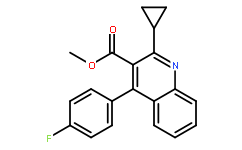 Methyl 2-cyclopropyl-4-(4-fluorophenyl)-3-Quinolinecarboxylate