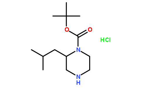 (S)-tert-Butyl 2-isobutylpiperazine-1-carboxylate hydrochloride