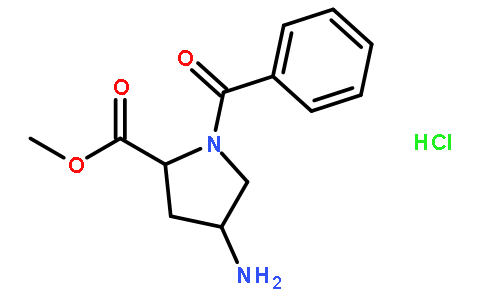 (2S,4S)-Methyl 4-amino-1-benzoylpyrrolidine-2-carboxylate hydrochloride