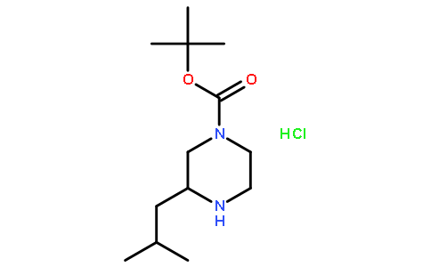 (S)-tert-Butyl 3-isobutylpiperazine-1-carboxylate hydrochloride