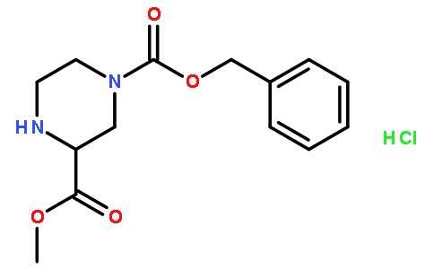 (S)-1-Benzyl 3-methyl piperazine-1,3-dicarboxylate hydrochloride